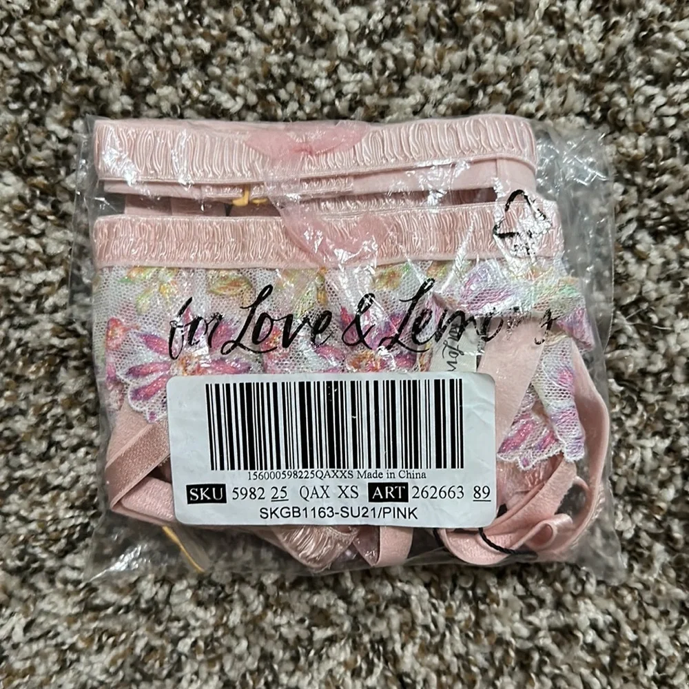 NWT For Love & Lemons Garter- April Bloom - Picture 9 of 9